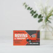Carte De Visite Professional Moving Services - Relocation (Debout devant)
