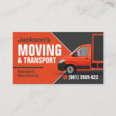 Carte De Visite Professional Moving Services - Relocation (Devant)