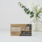 Carte De Visite Professional Moving Services - Relocation (Debout devant)