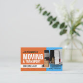 Carte De Visite Professional Moving Services - Relocation (Debout devant)