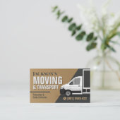 Carte De Visite Professional Moving Services - Relocation (Debout devant)