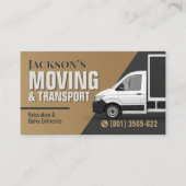 Carte De Visite Professional Moving Services - Relocation (Devant)
