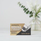Carte De Visite Professional Moving Services - Relocation (Debout devant)
