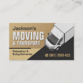 Carte De Visite Professional Moving Services - Relocation (Devant)
