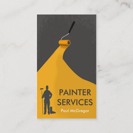 Carte De Visite Professional Painter Business Card (Dos)