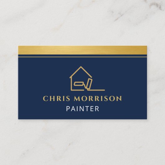 Carte De Visite Professional Painter QR Code (Devant)