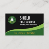 Carte De Visite Professional Pest Control Service Company (Devant)