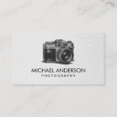 Carte De Visite Professional Photographer camera logo Photography (Devant)