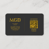 Carte De Visite Professional Pilot Drone Operator Yellow Black (Dos)