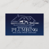 Carte De Visite Professional Plumbing Services  (Devant)