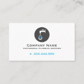 Carte De Visite Professional Plumbing Services (Devant)