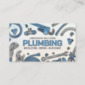 Carte De Visite Professional Plumbing Services  (Devant)