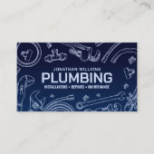 Carte De Visite Professional Plumbing Services  (Devant)