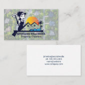 Carte De Visite Professional Property Cleaner | Neighborhood (Devant / Derrière)