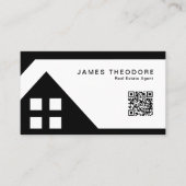 Carte De Visite Professional Real Estate Agents RQ Code (Devant)