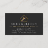 Carte De Visite Professional Remodeling Specialist Construction (Devant)