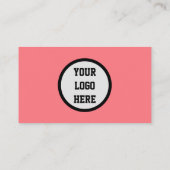 Carte De Visite Professional Rose Social media QR Code Scannable (Dos)