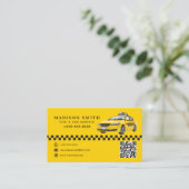 Carte De Visite Professional Taxi Service  (Debout devant)