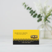 Carte De Visite Professional Taxi Service  (Debout devant)