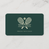 Carte De Visite  Professional Tennis Coach (Devant)