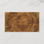 Carte De Visite Professional Tree Service / Removal Company (Dos)