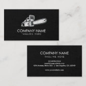 Carte De Visite Professional Tree Trimming & Arborist Services  (Devant / Derrière)