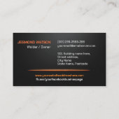 Carte De Visite Professional Welding Services - Welder (Dos)