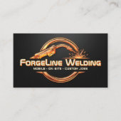 Carte De Visite Professional Welding Services - Welder (Devant)