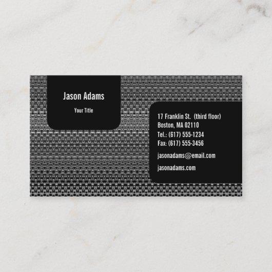 Carte de visite professionnel (Devant)