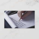 Carte de visite professionnel (Dos)