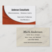 Carte De Visite Professionnel (Devant / Derrière)