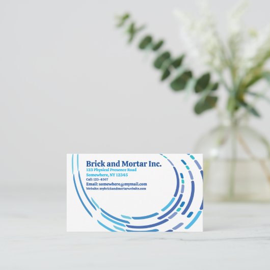 Carte de visite professionnel (Debout devant)