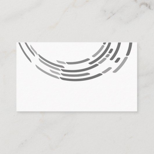 Carte de visite professionnel (Dos)