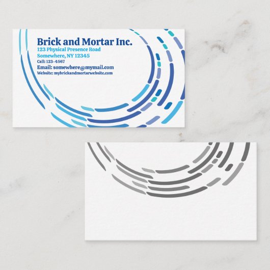 Carte de visite professionnel (Devant / Derrière)