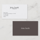 Carte de visite professionnel (Devant / Derrière)