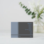 Carte de visite professionnel (Debout devant)