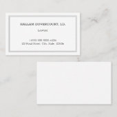 Carte de visite professionnel (Devant / Derrière)