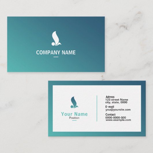 Carte de visite professionnel (Devant / Derrière)