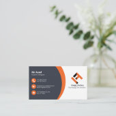 carte de visite professionnel (Debout devant)