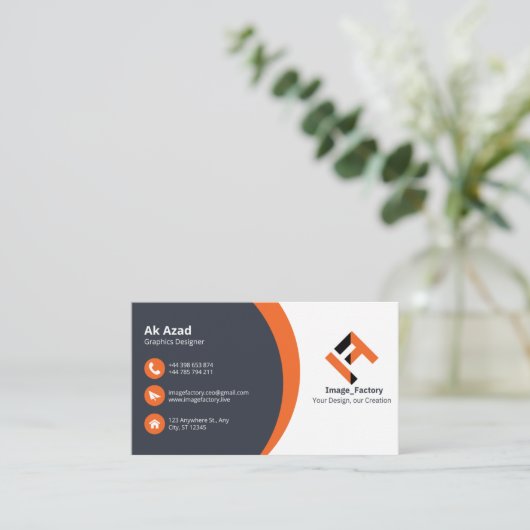 carte de visite professionnel (Debout devant)