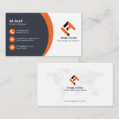 carte de visite professionnel (Devant / Derrière)