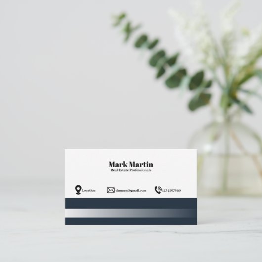 Carte de visite professionnel (Debout devant)