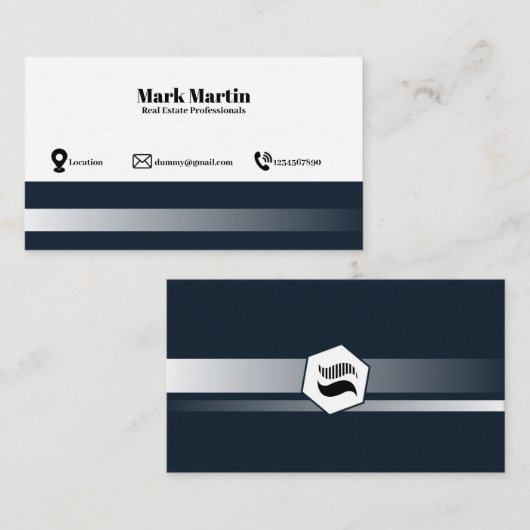 Carte de visite professionnel (Devant / Derrière)