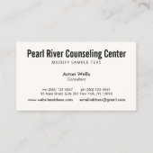 Carte de visite professionnel (Devant)