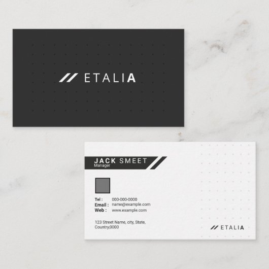 Carte de visite professionnel (Devant / Derrière)