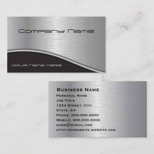 Carte de visite professionnel (Devant / Derrière)