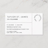 Carte de visite professionnel (Devant)