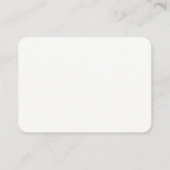 Carte De Visite Professionnel à deux tons (Dos)