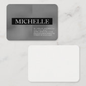 Carte De Visite Professionnel à deux tons (Devant / Derrière)