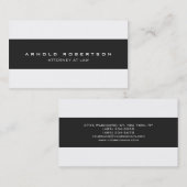 Carte de visite professionnel à la mode et créatif (Devant / Derrière)